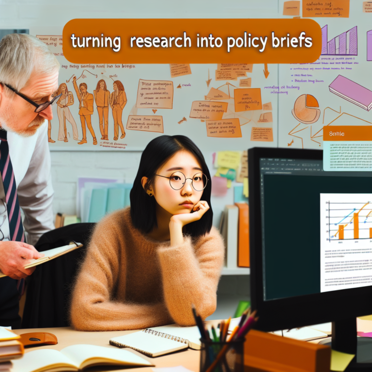 วิธีการเขียนบทสรุปสำหรับนโยบาย (Policy Brief) จากวิจัย