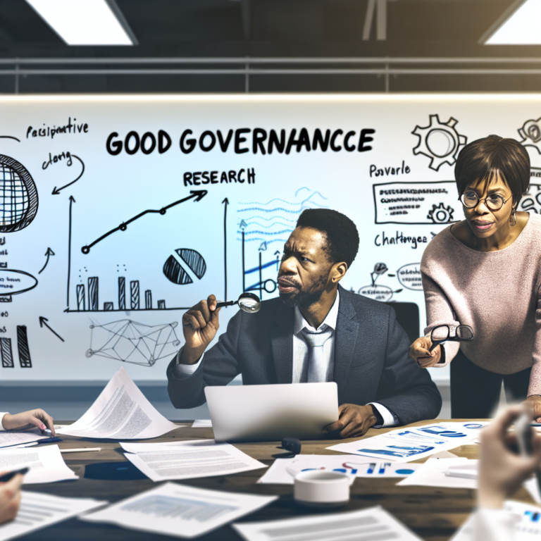 เทคนิคการวิจัยด้านธรรมาภิบาลและการบริหารจัดการที่ดี