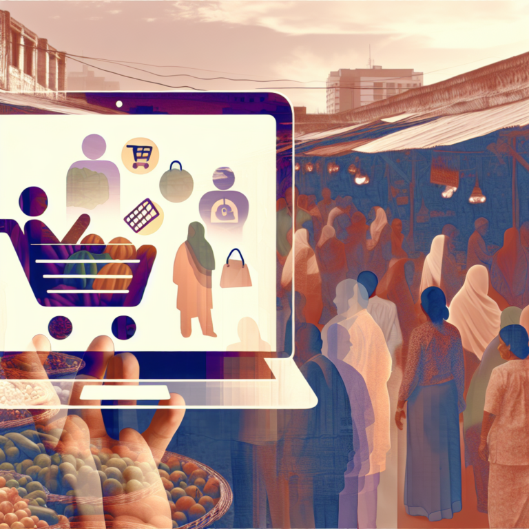 วิธีการศึกษาผลกระทบของการค้าออนไลน์ต่อตลาดสดดั้งเดิม