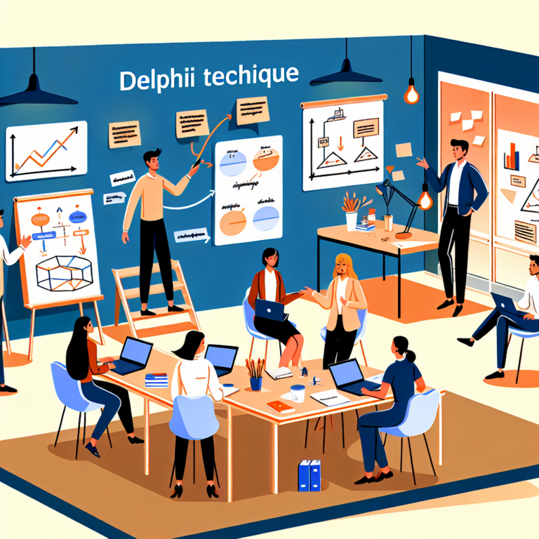 การใช้เทคนิค Delphi ในการหาข้อสรุปจากผู้เชี่ยวชาญ