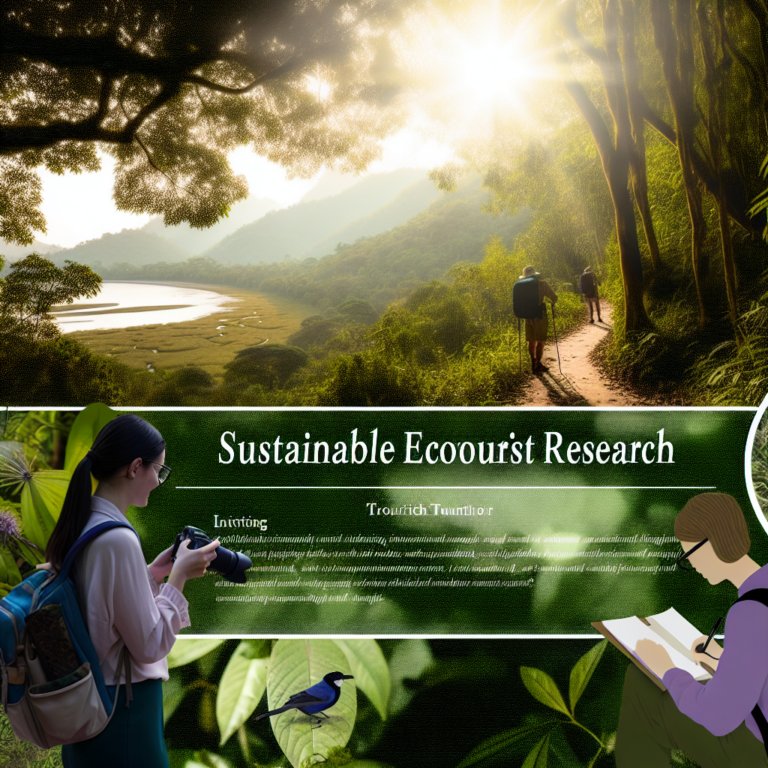 แนวทางการทำวิจัยด้านการท่องเที่ยวเชิงนิเวศอย่างยั่งยืน